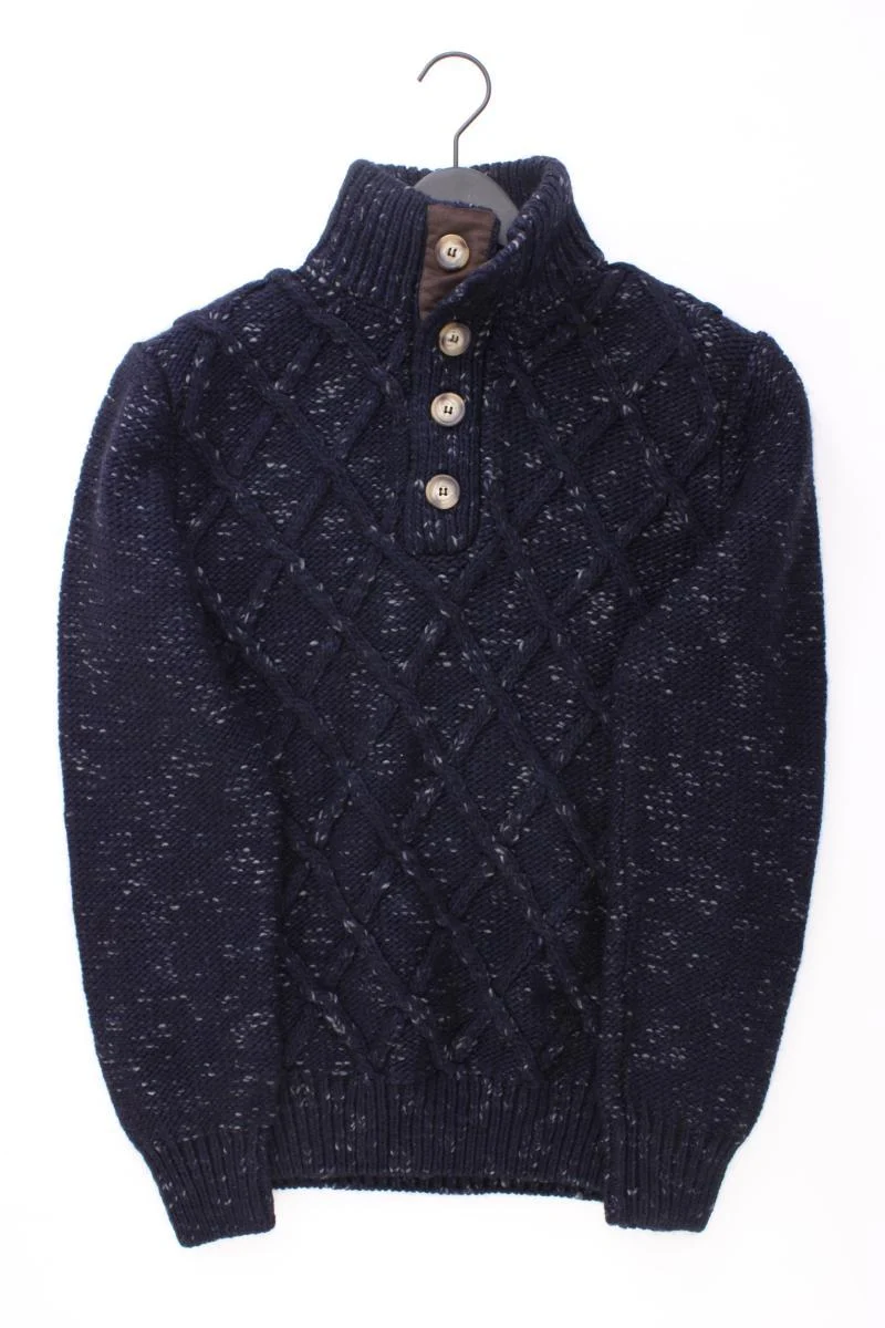 Esprit Grobstrickpullover für Herren Gr. L blau aus Polyacryl