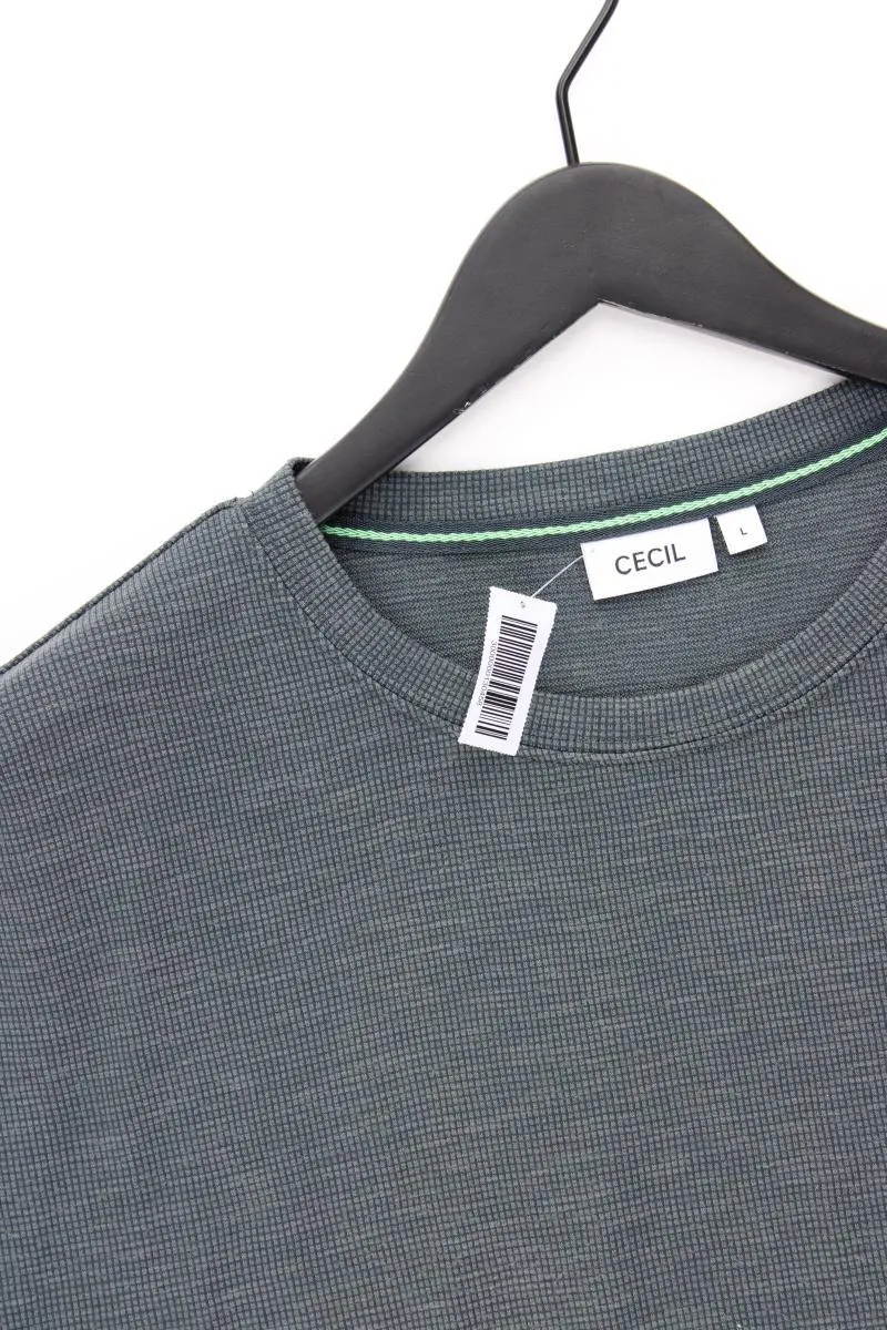 Cecil T-Shirt Gr. L Kurzarm grün