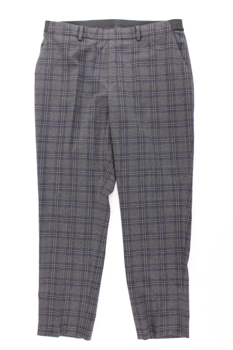 Uniqlo Stoffhose Gr. XL kariert grau aus Polyester