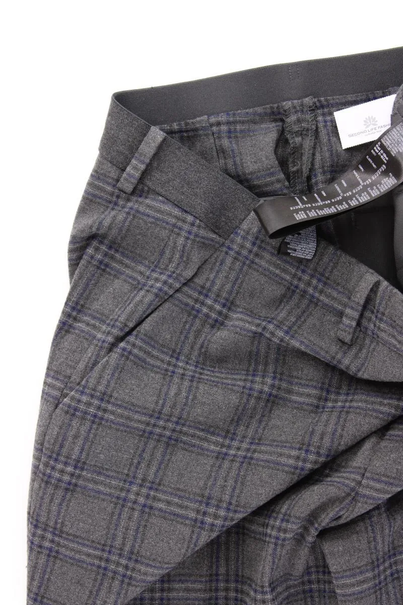 Uniqlo Stoffhose Gr. XL kariert grau aus Polyester