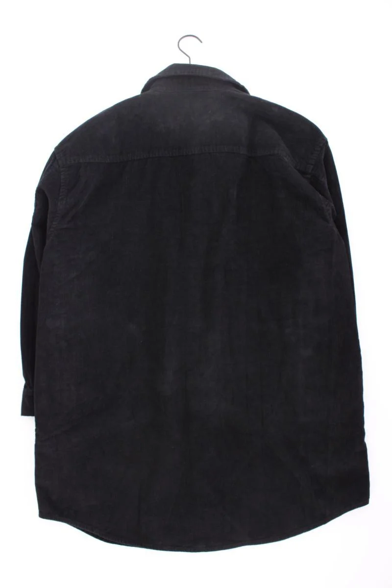 URBAN CLASSICS Hemdjacke für Herren Gr. XL schwarz aus Baumwolle