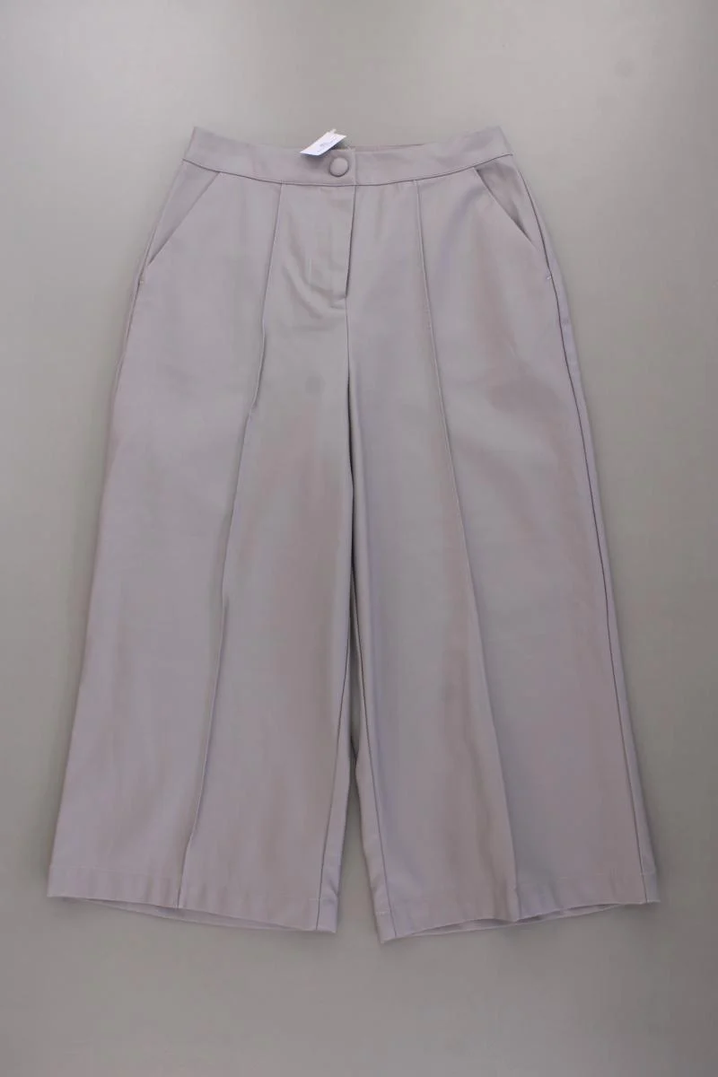 Summum Kunstleder Culotte Gr. 34 grau aus Polyester
