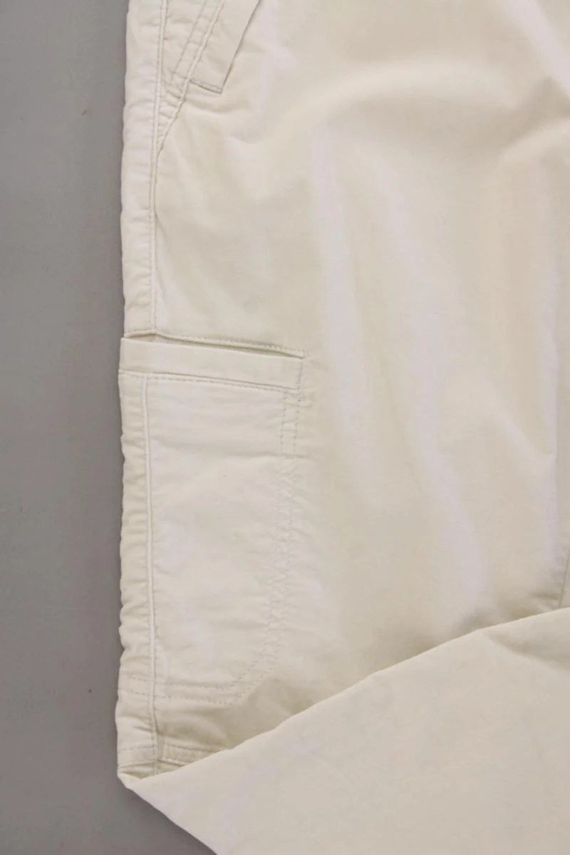 claudia sträter Cargohose Gr. 36 creme aus Baumwolle