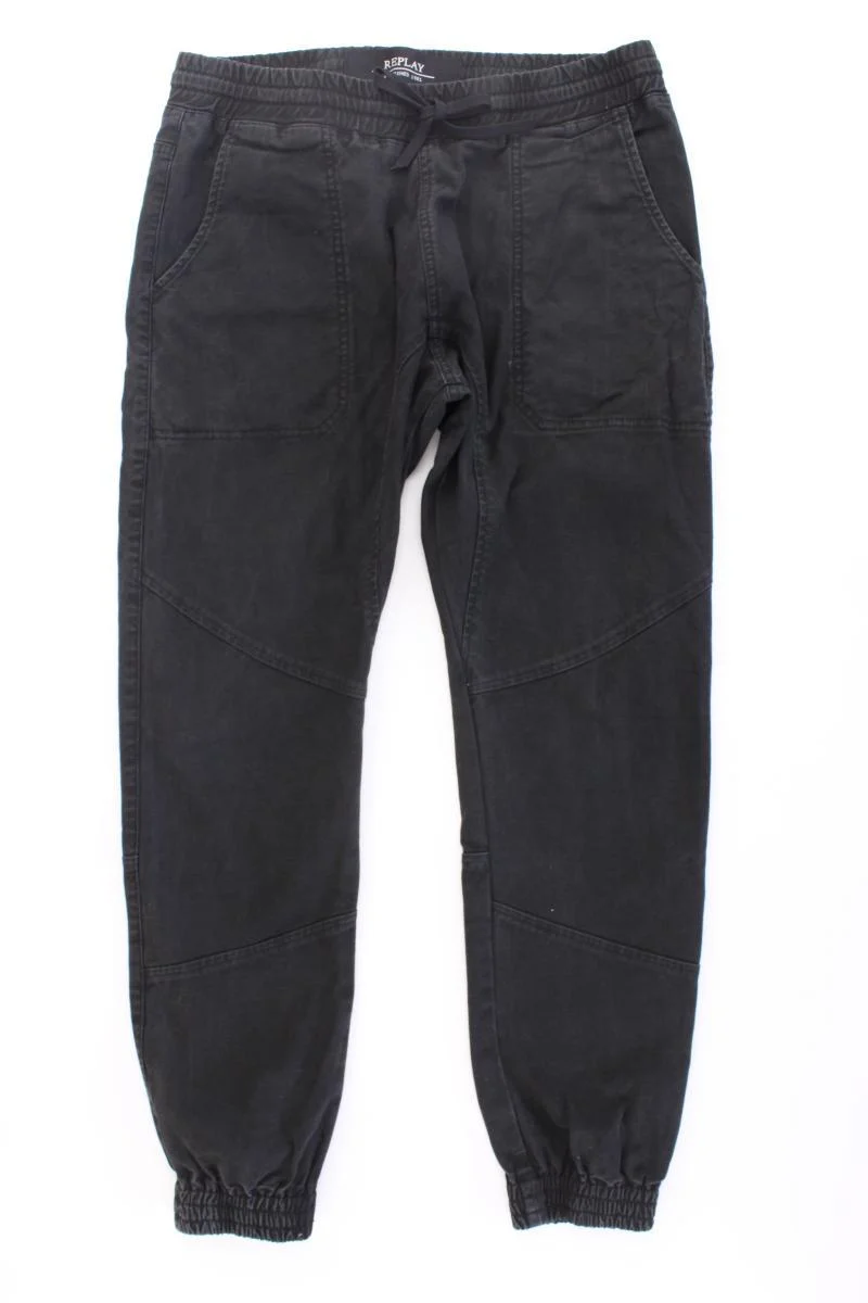 Replay Baggy Pants für Herren Gr. W33 grau