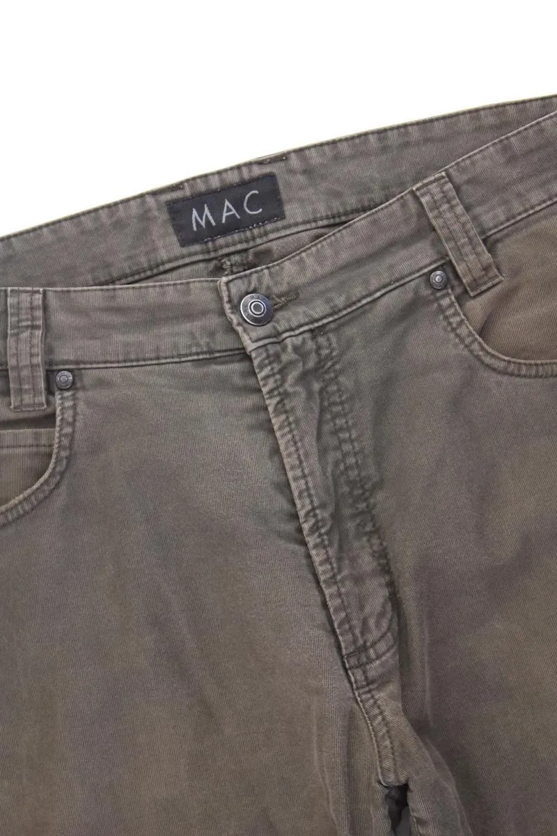 MAC Five-Pocket-Hose für Herren Gr. W32/L34 Modell Ray olivgrün aus Baumwolle