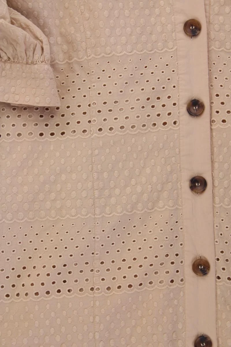 Leveté Room Kurzarmkleid Gr. L braun