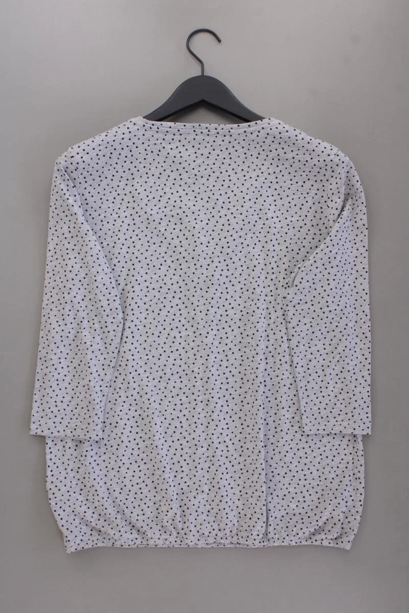 Tom Tailor Classic Shirt Gr. XL gepunktet 3/4 Ärmel grau aus Baumwolle