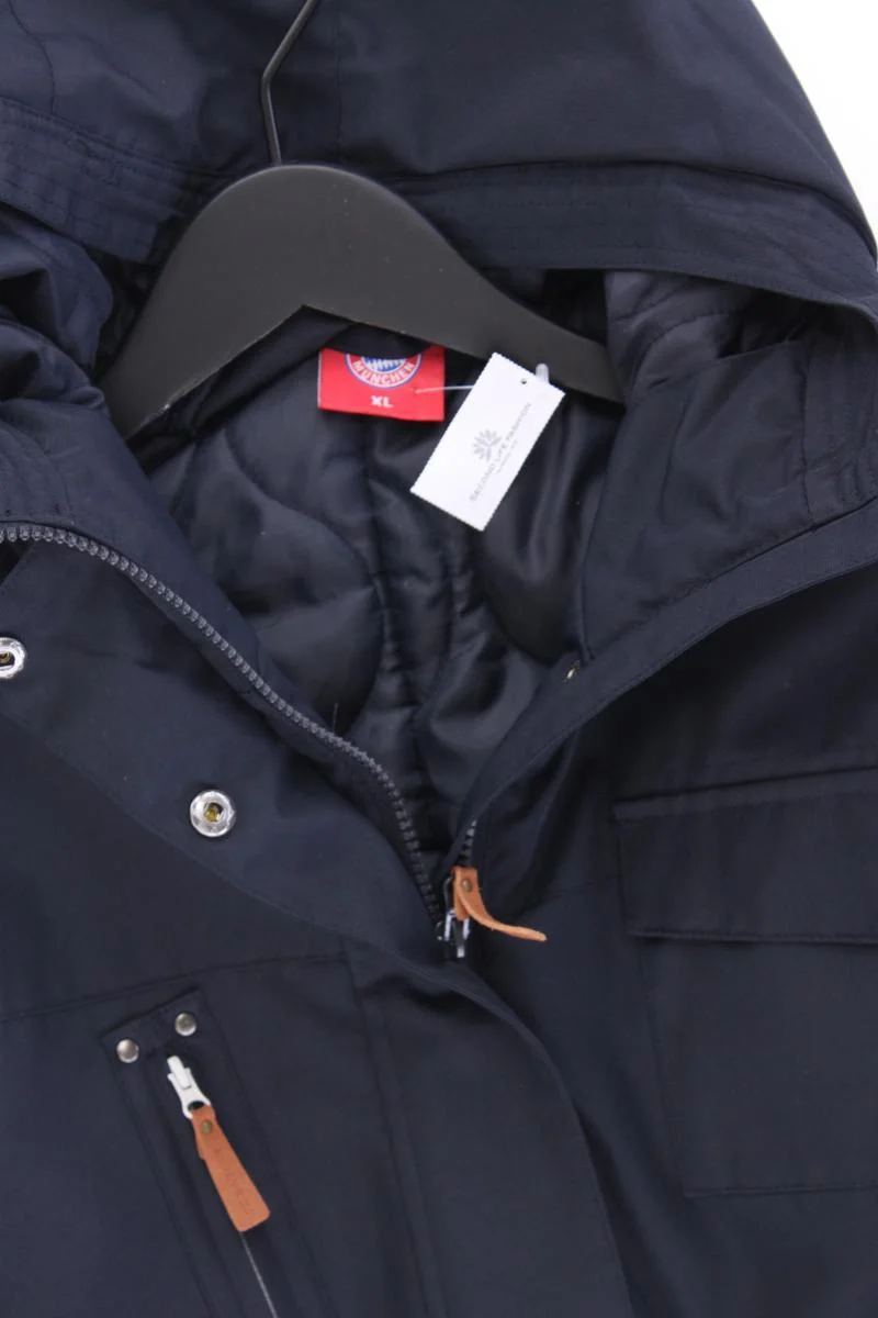 FC Bayern Parka Gr. XL blau aus Polyester