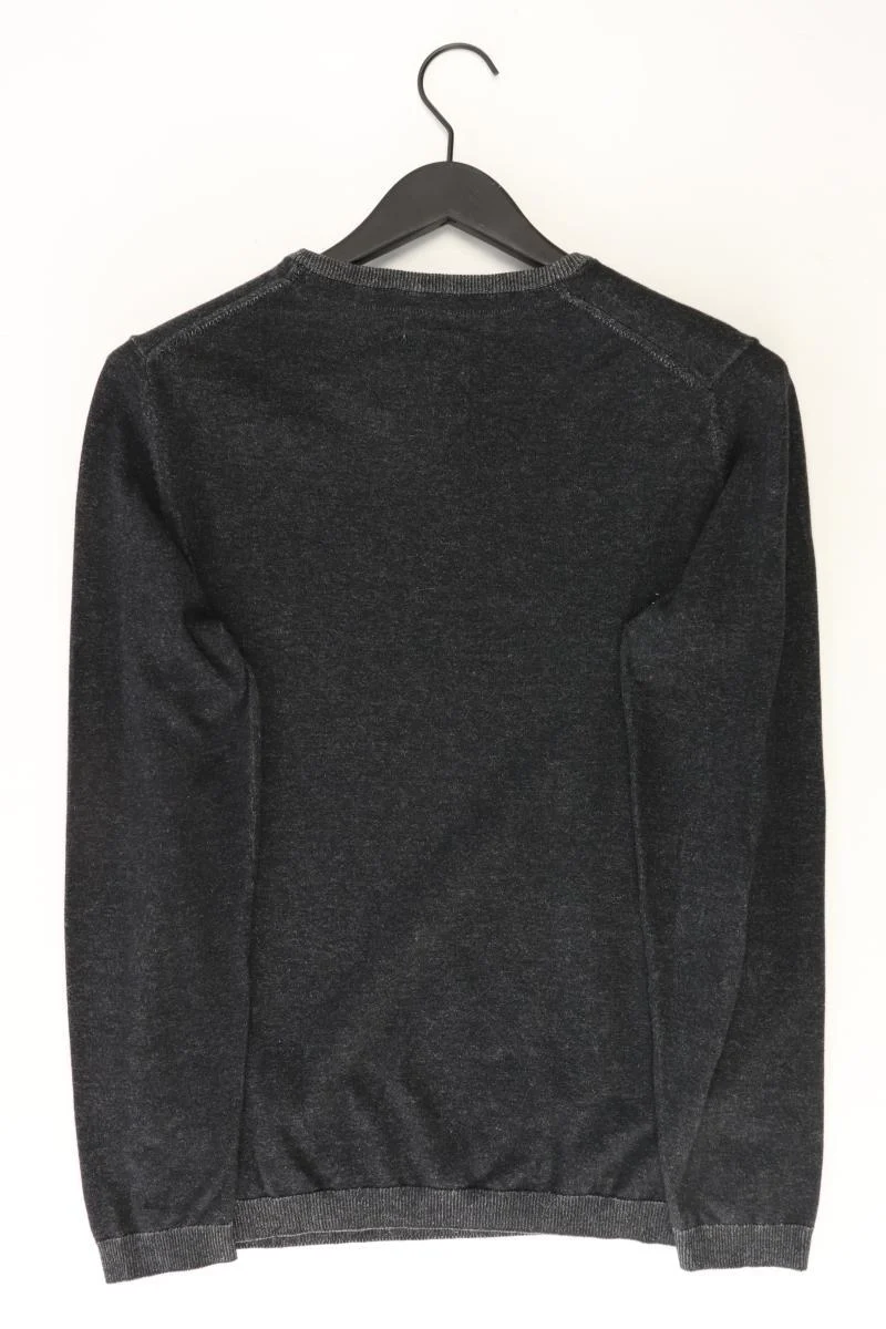 edc by Esprit Feinstrickpullover für Herren Gr. M grau aus Baumwolle