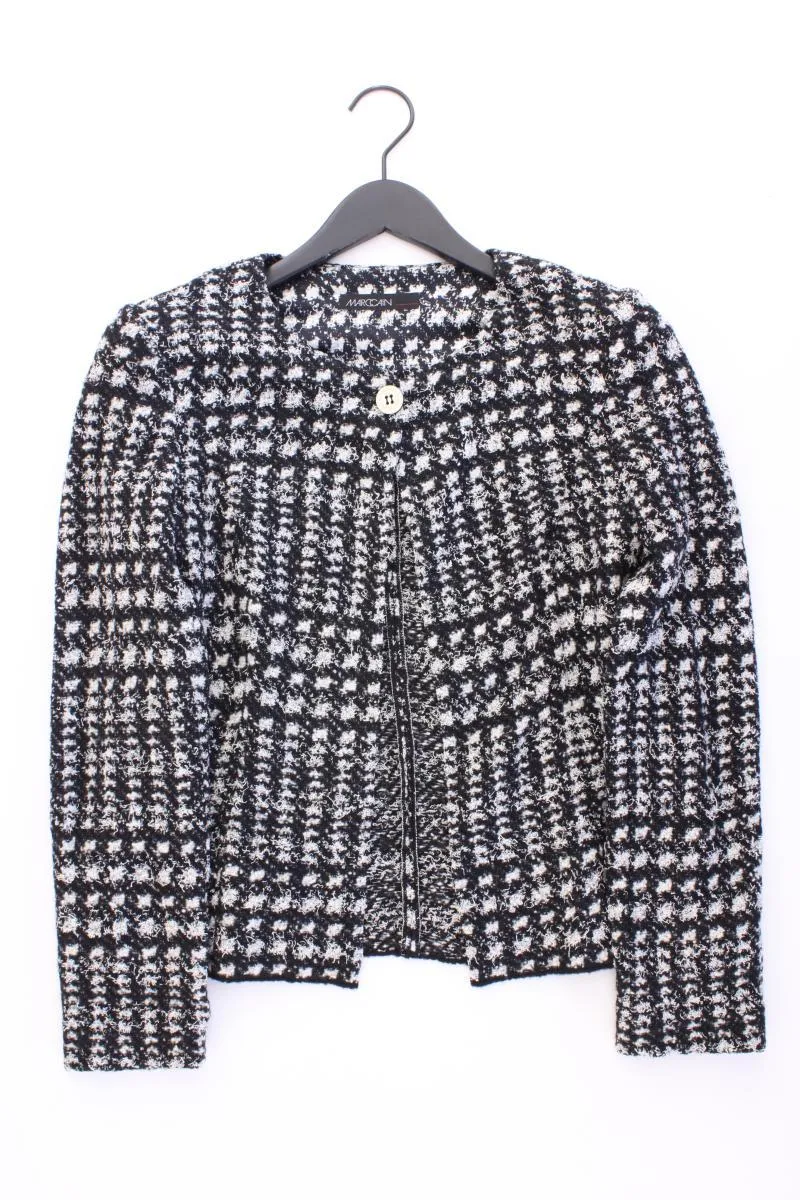 Marc Cain Strickjacke mit Wolle Gr. 36 Langarm grau