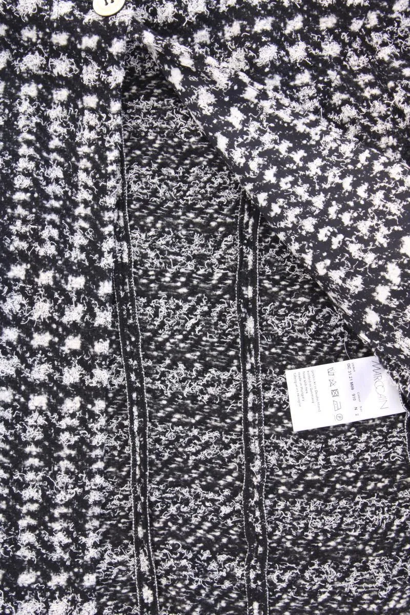 Marc Cain Strickjacke mit Wolle Gr. 36 Langarm grau
