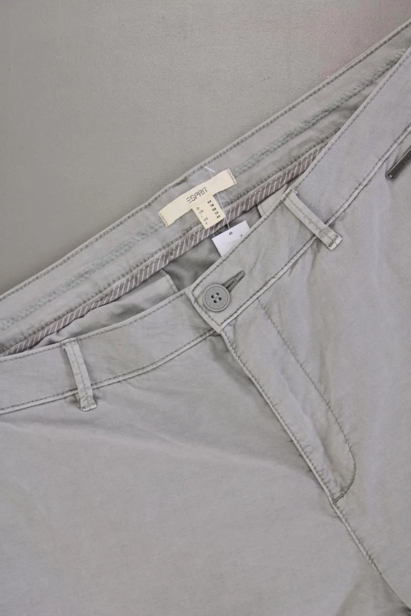 Esprit Hose Gr. 44 grau aus Baumwolle