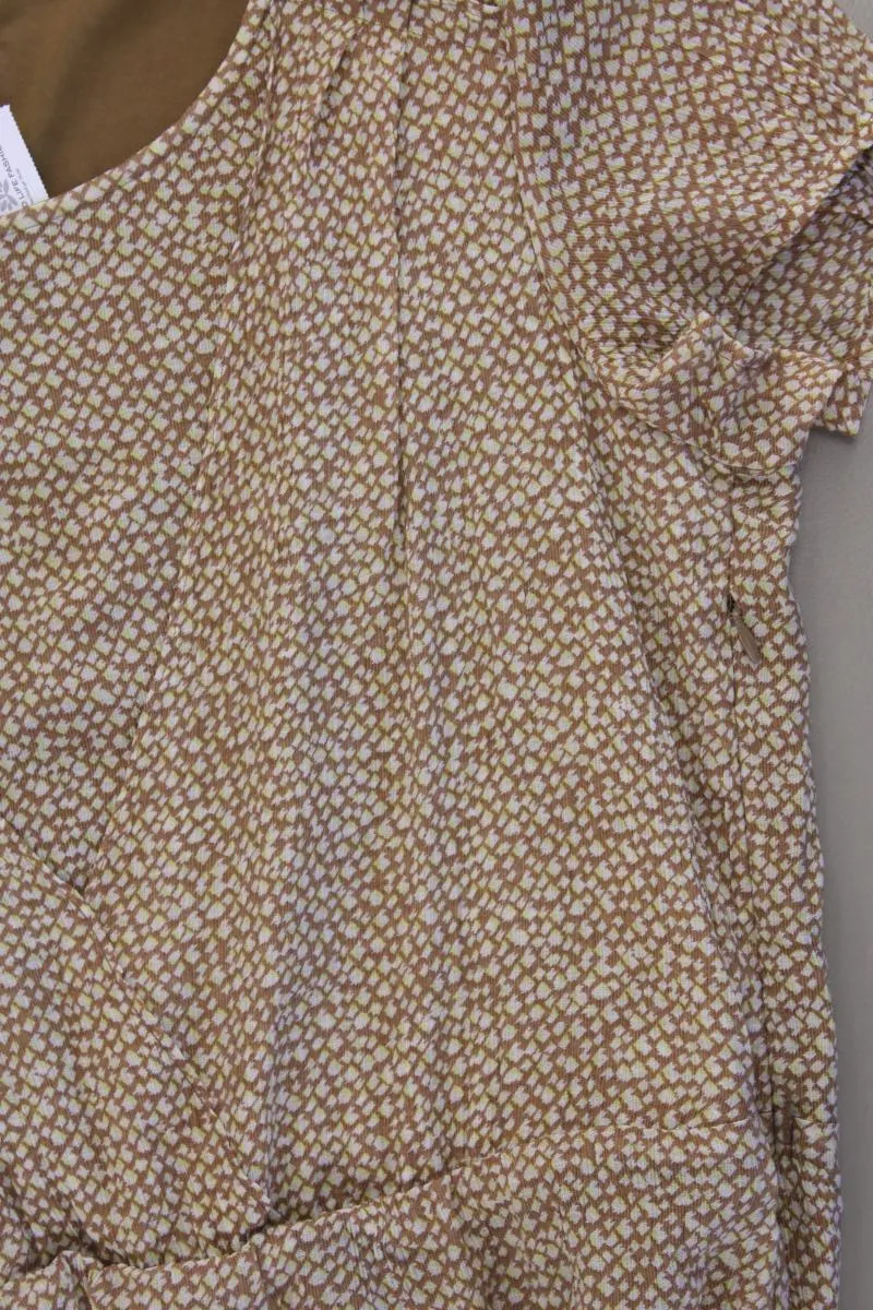 Esprit Kurzarmkleid Gr. 44 braun aus Polyester