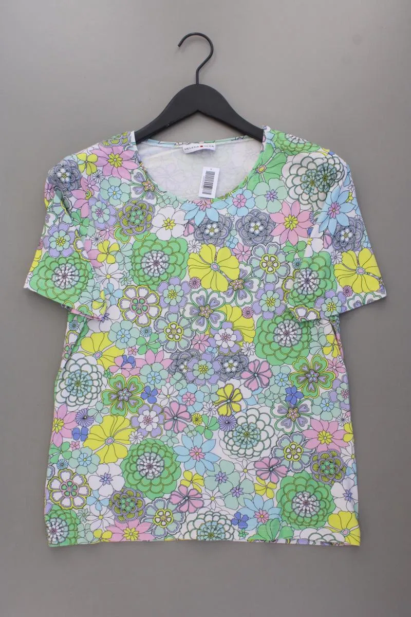 Helena Vera Printshirt Gr. 40 mit Blumenmuster neuwertig Kurzarm mehrfarbig