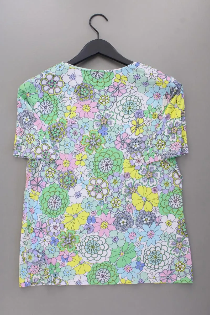Helena Vera Printshirt Gr. 40 mit Blumenmuster neuwertig Kurzarm mehrfarbig