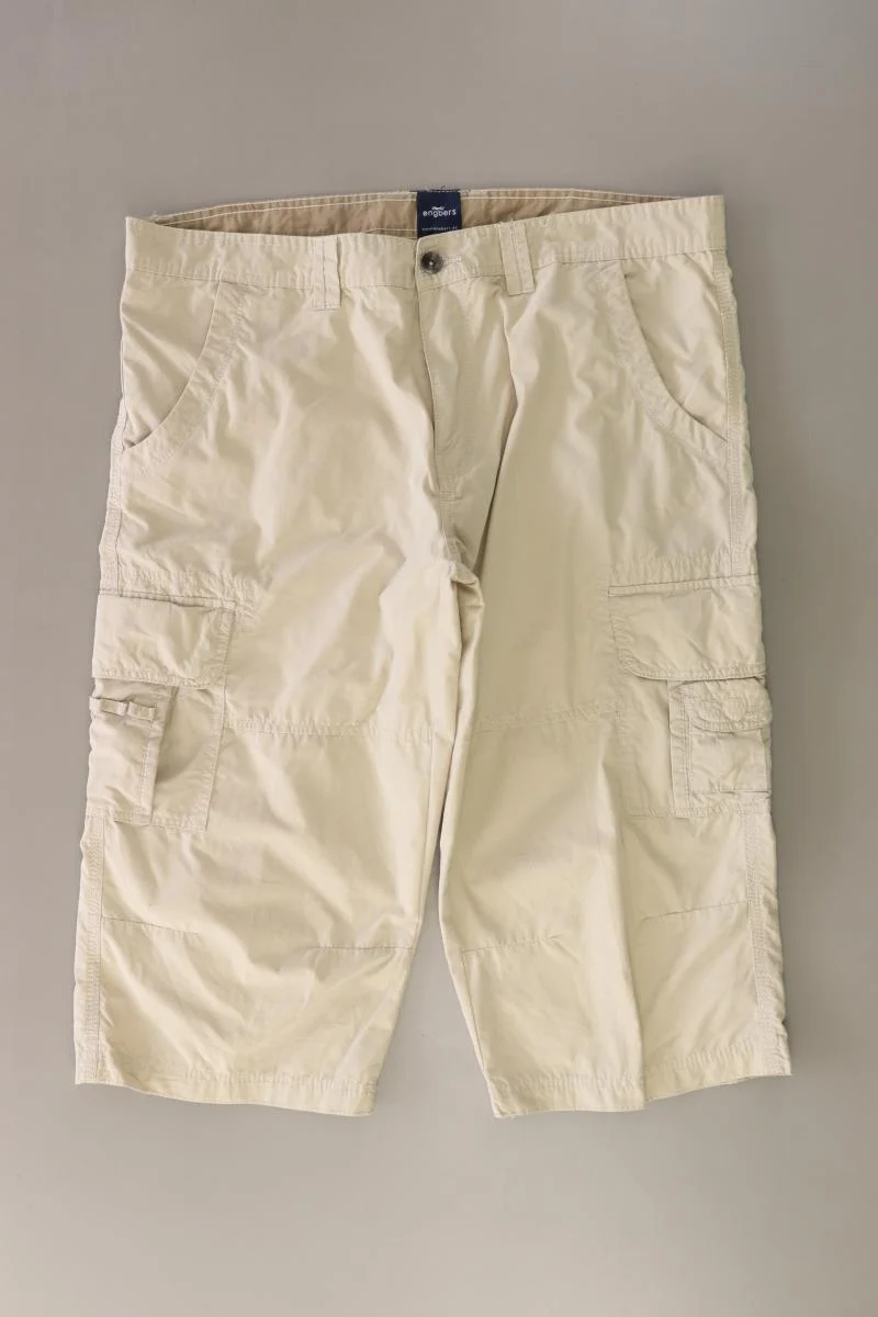Engbers 3/4 Cargohose für Herren Gr. 52 creme aus Baumwolle