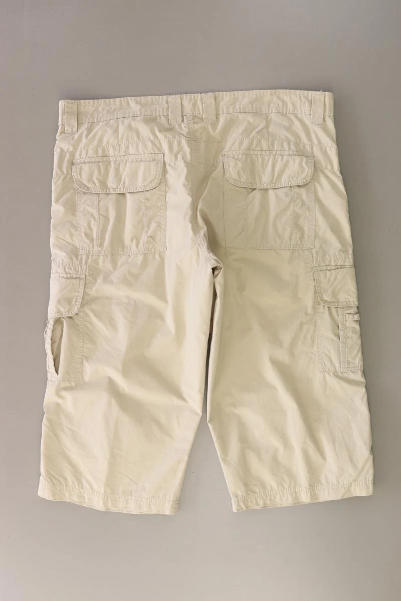 Engbers 3/4 Cargohose für Herren Gr. 52 creme aus Baumwolle