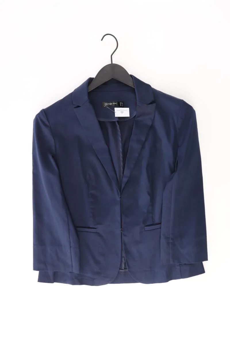 Hallhuber Regular Blazer Gr. 40 blau aus Baumwolle