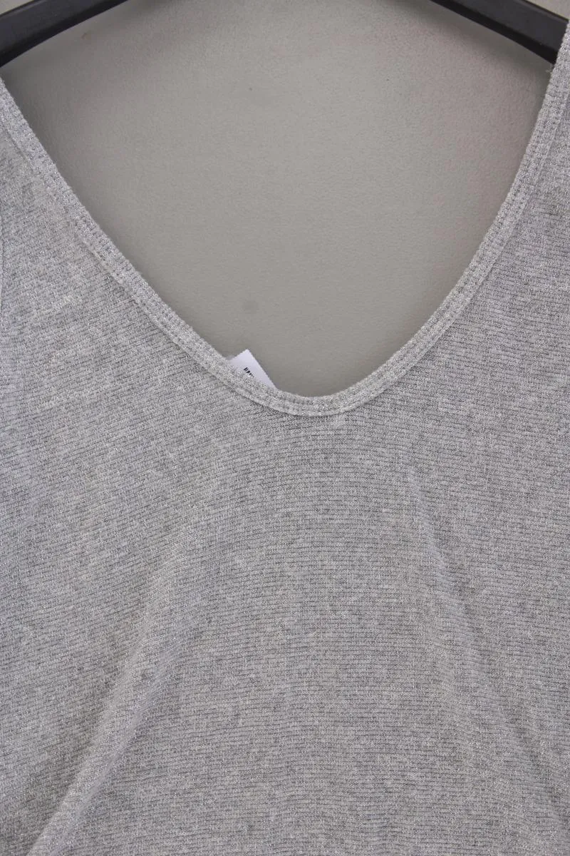 Zara Trägertop Gr. M mit Glitzer silber