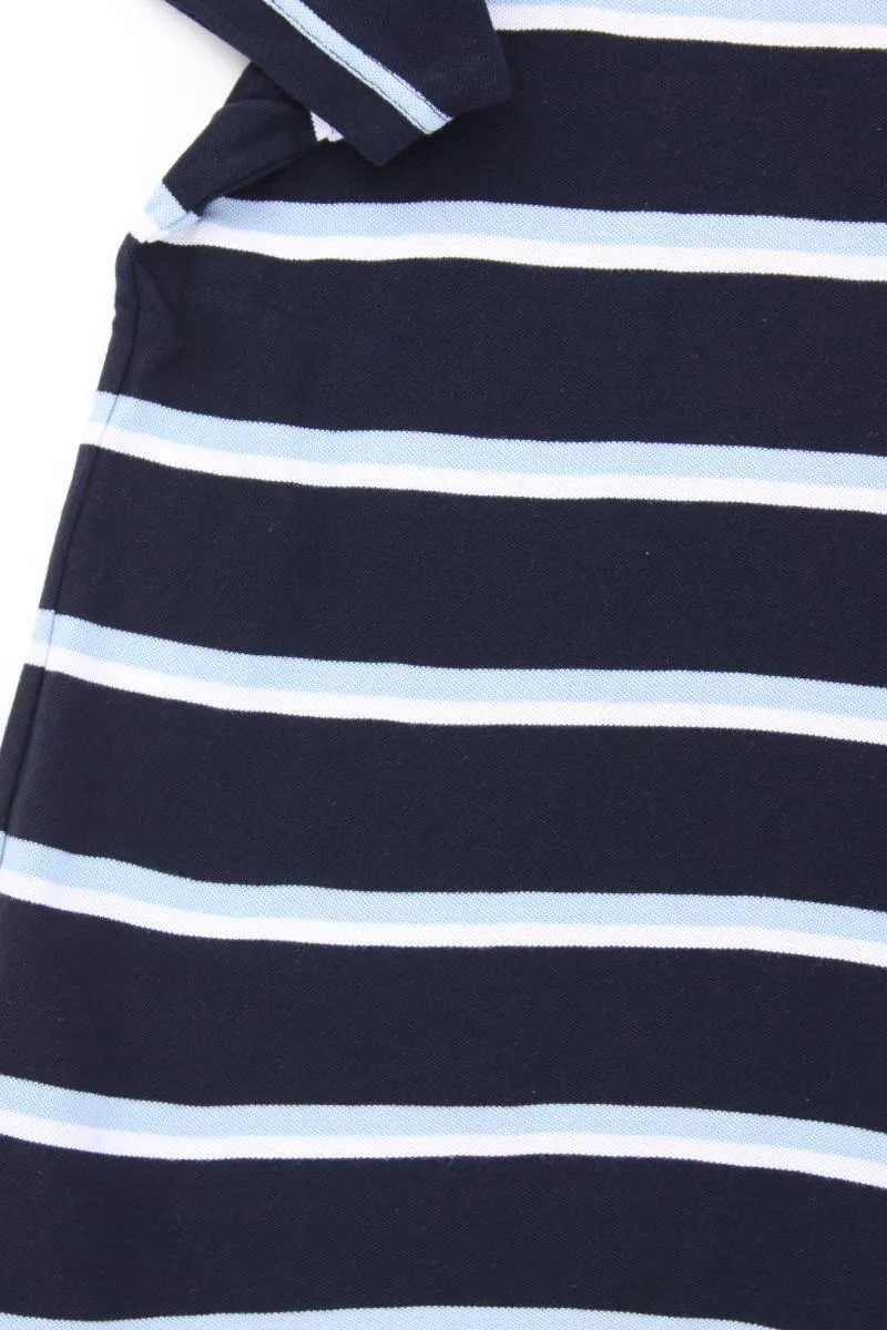 A.W. Dunmore Poloshirt für Herren Gr. XL gestreift Kurzarm blau aus Baumwolle