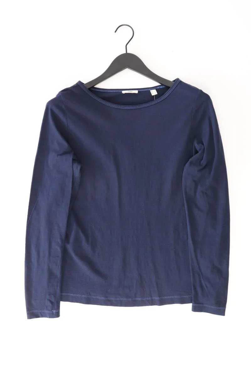 Esprit Longsleeve-Shirt Gr. L Langarm blau aus Baumwolle