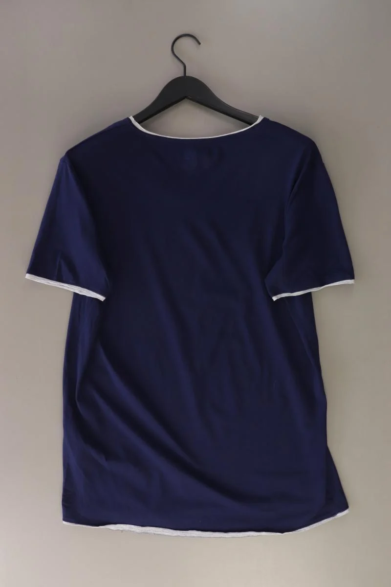 Tom Tailor (Denim) T-Shirt für Herren Gr. XL Kurzarm blau aus Baumwolle