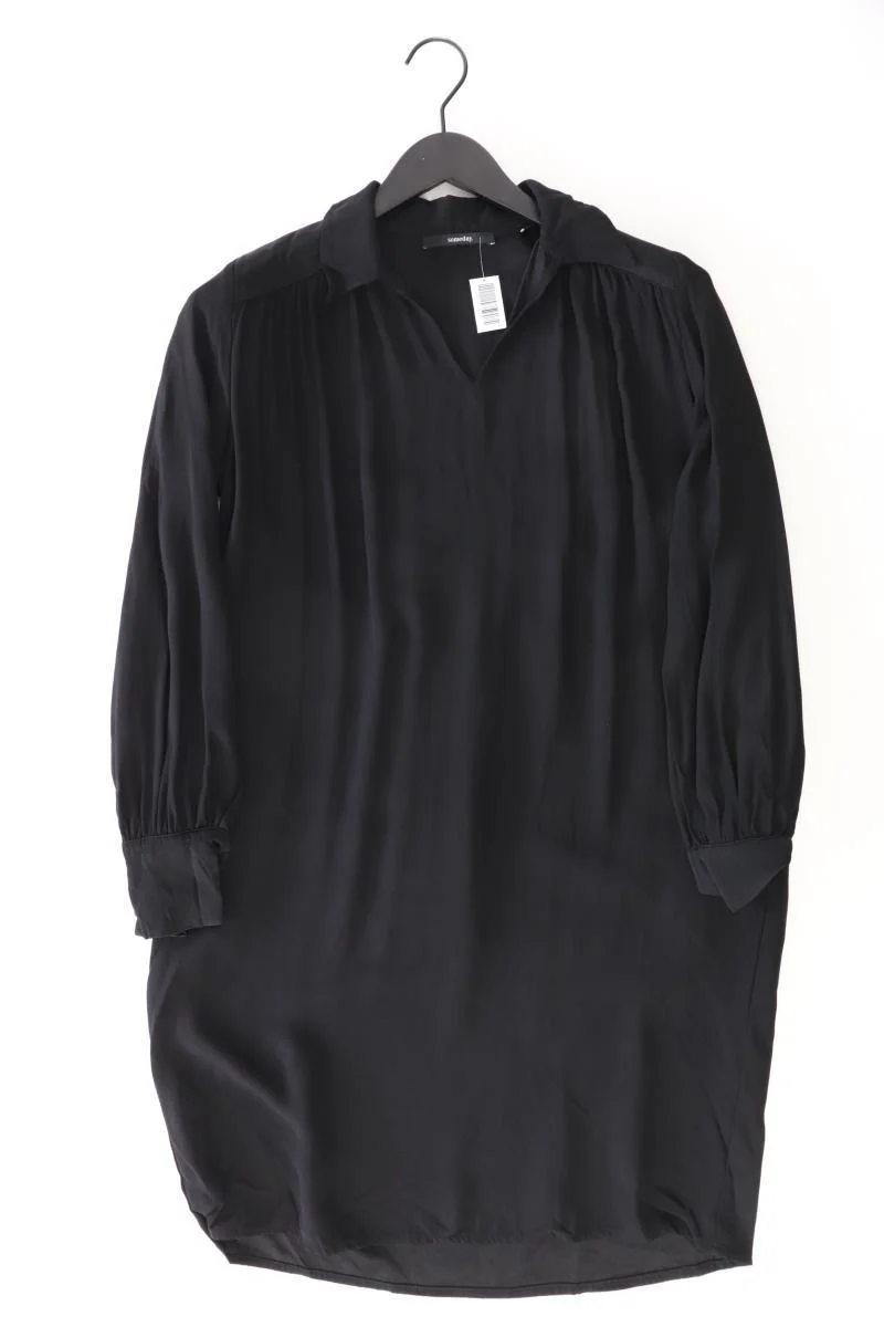 someday. Oversize Blusenkleid "Quine" Gr. 34 Langarm schwarz aus Viskose