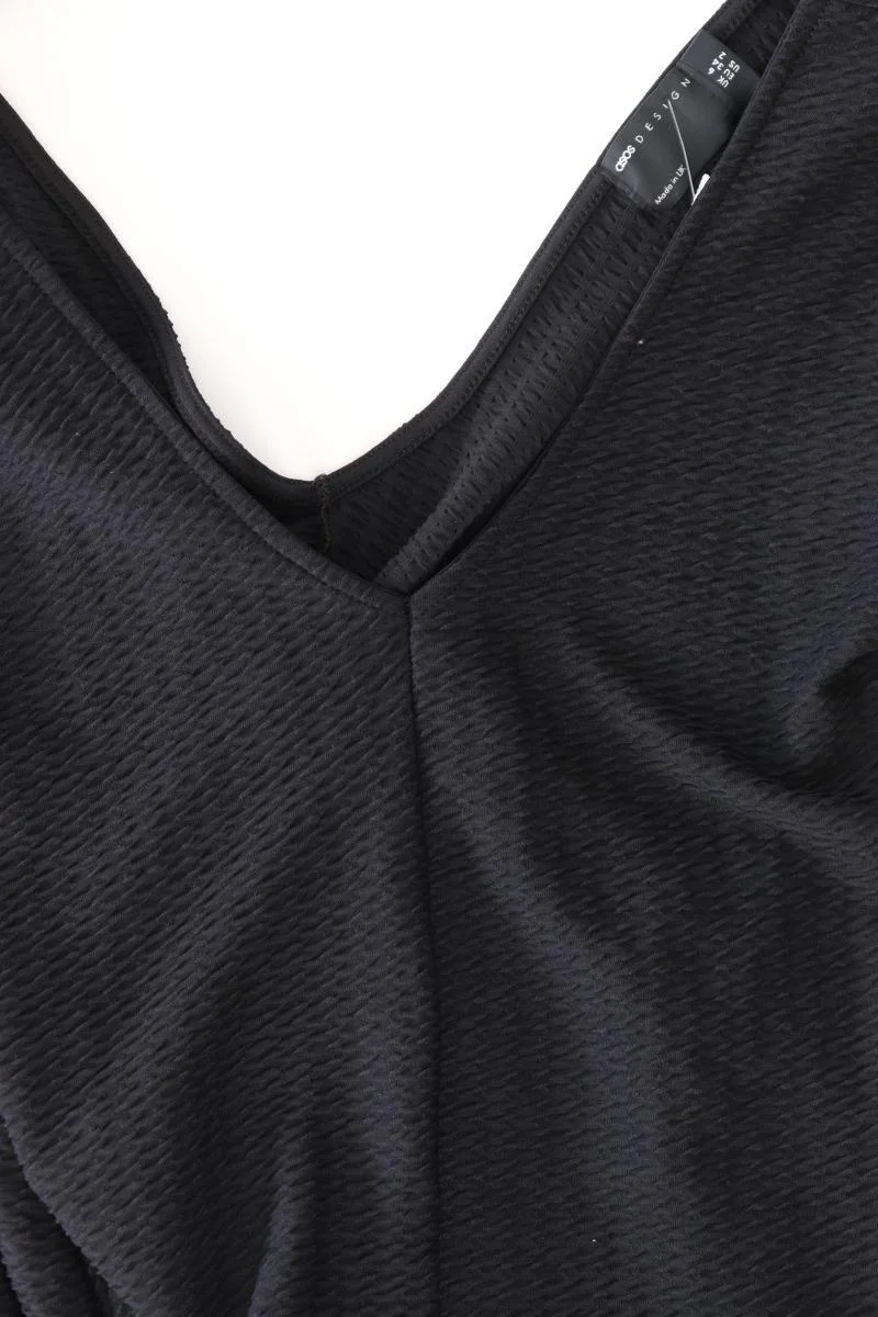 Asos Langarmkleid Gr. 34 neu mit Etikett schwarz aus Polyester