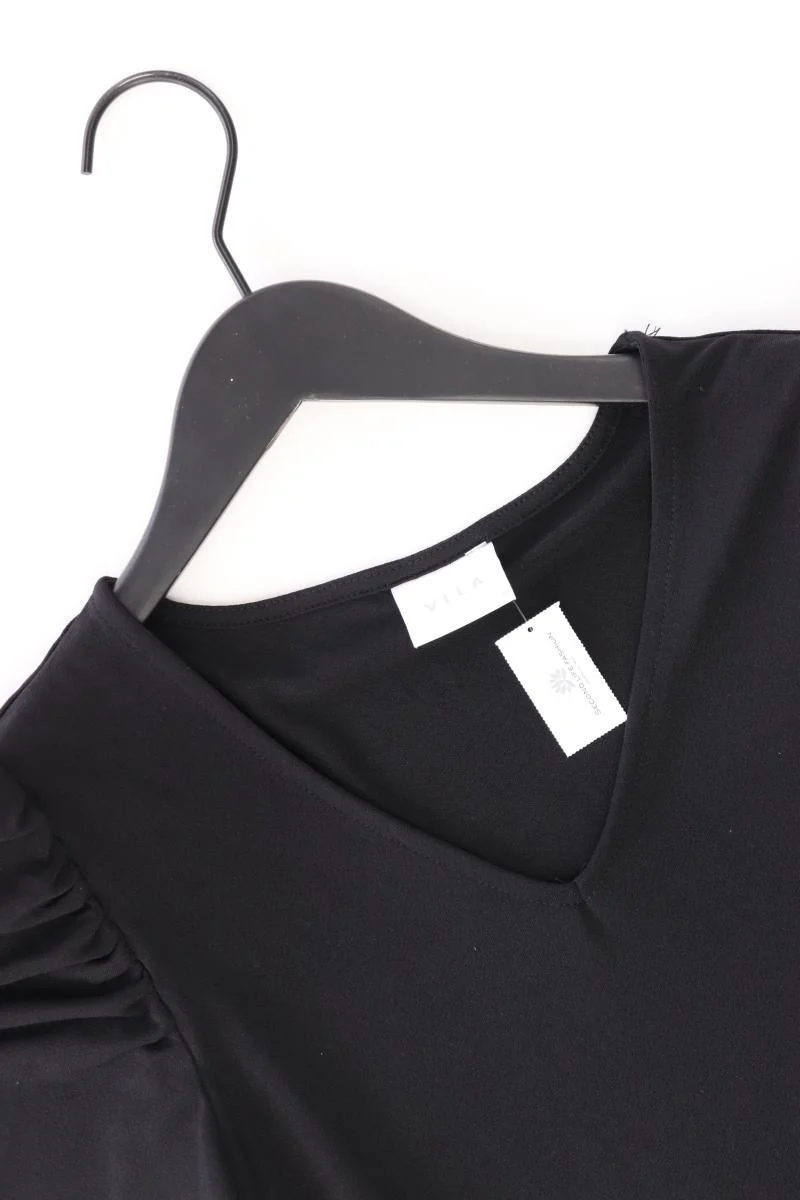 Vila Kurzarmkleid Gr. S schwarz aus Polyester