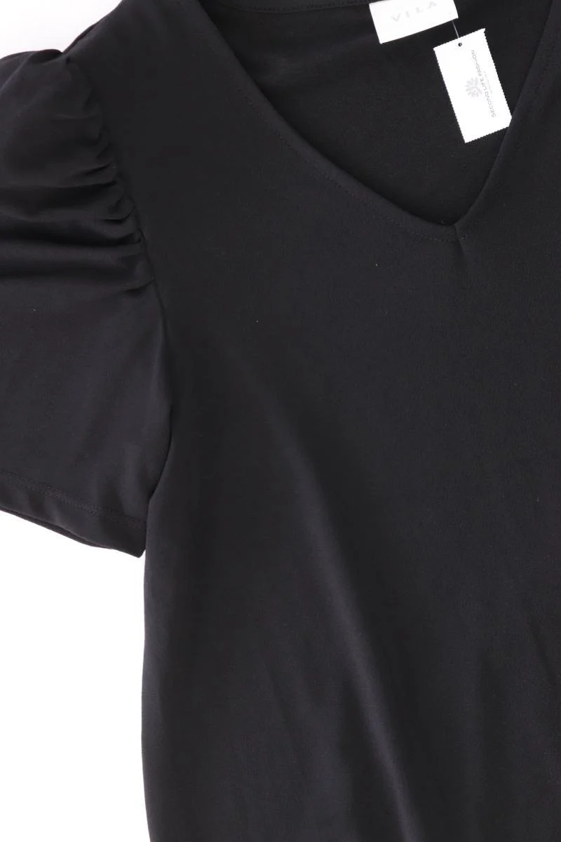 Vila Kurzarmkleid Gr. S schwarz aus Polyester