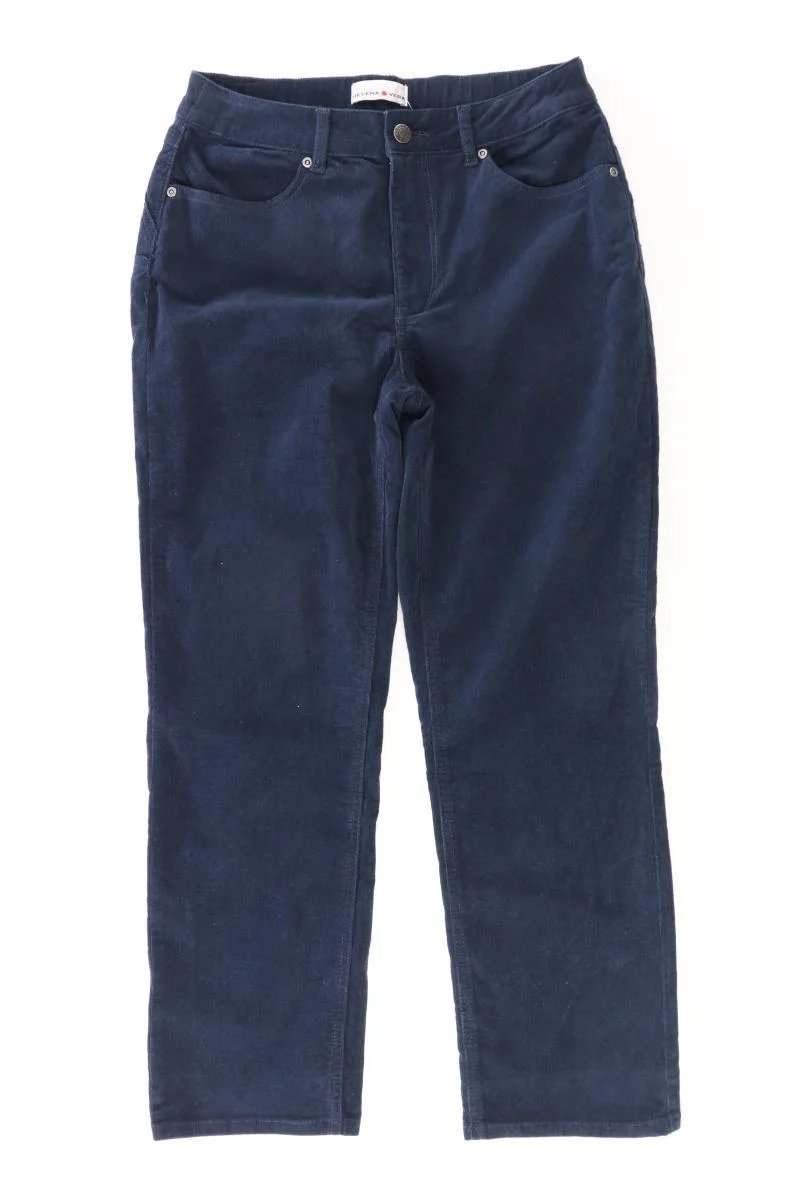 Helena Vera Cordhose Gr. Kurzgröße 20 blau aus Baumwolle