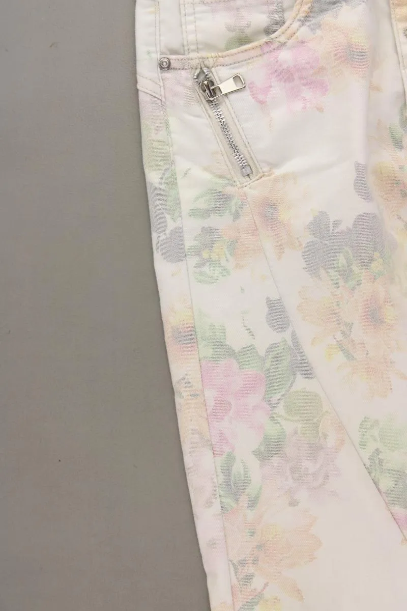 LEXXURY Hose Gr. 34 mit Blumenmuster mehrfarbig