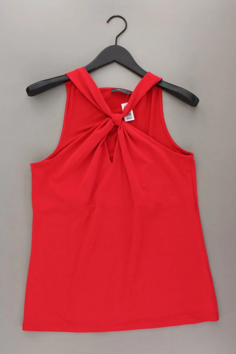 Esprit Trägertop Gr. XL neuwertig rot aus Polyester