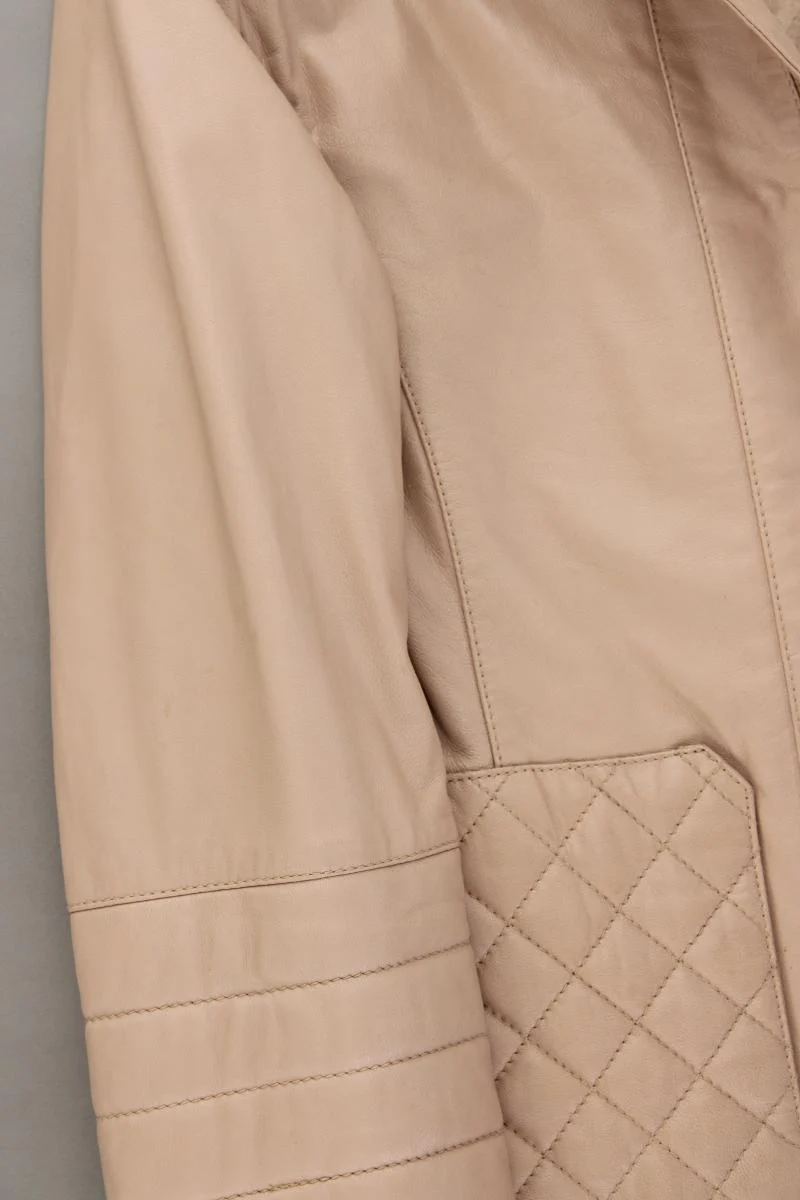 Reverso Lederjacke Gr. 42 creme