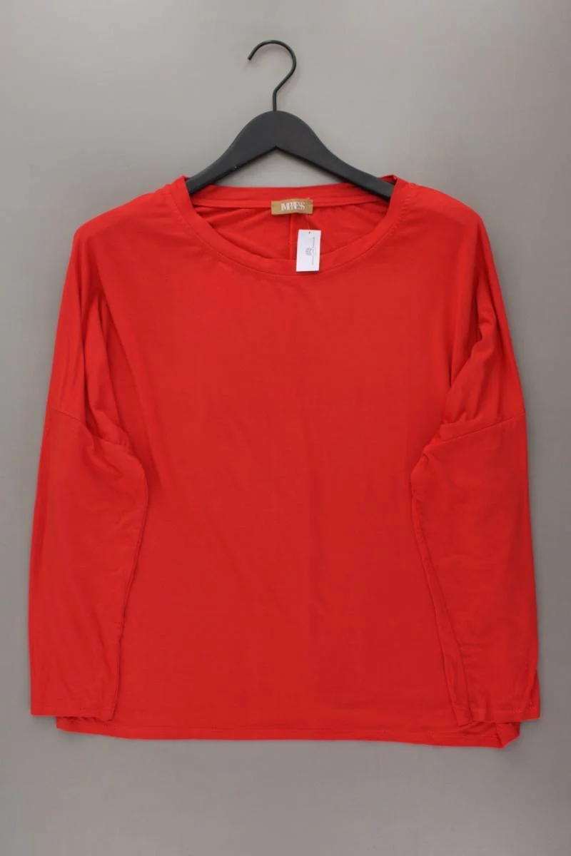 Longsleeve-Shirt Gr. OneSize Langarm rot aus Viskose