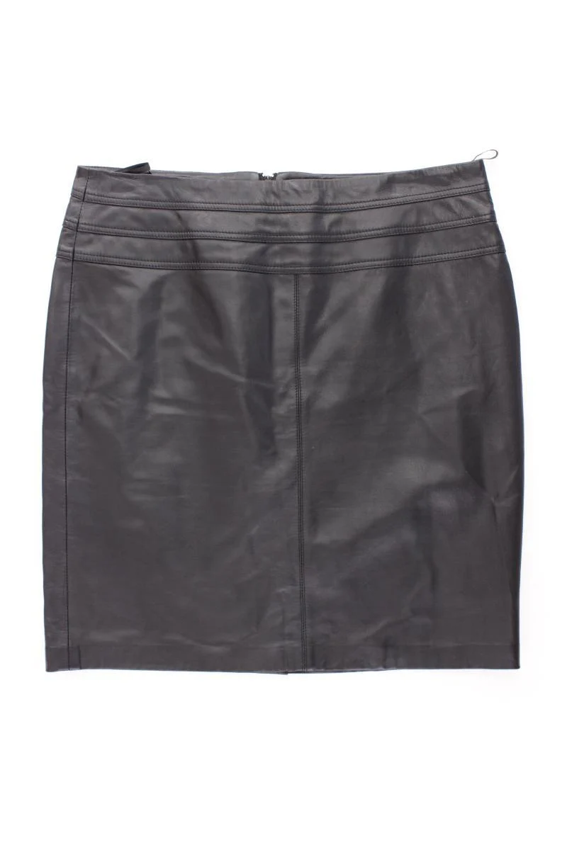 Betty Barclay Vintage Lammlederrock Gr. 42 schwarz