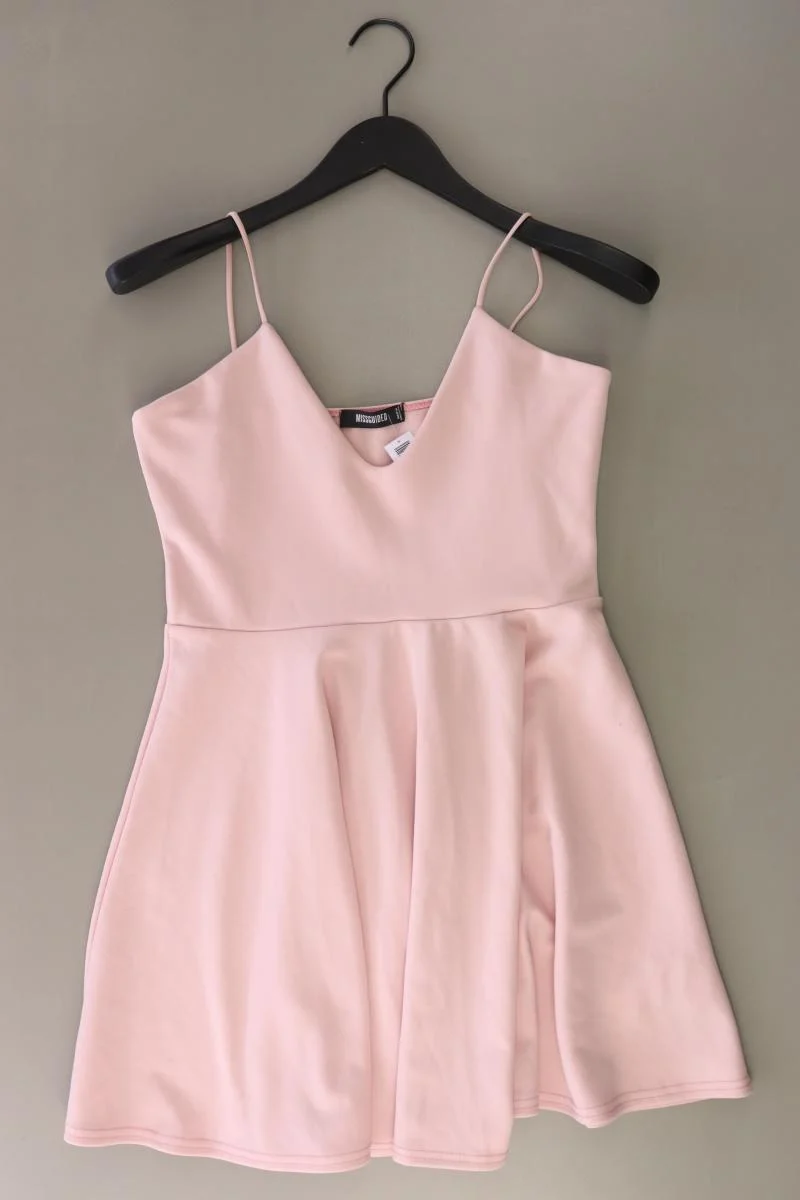 MISSGUIDED Minikleid Gr. 40 Träger rosa aus Polyester