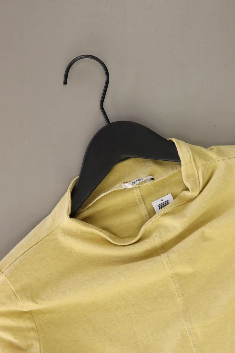 Esprit Longsleeve-Shirt Gr. M Langarm gelb aus Baumwolle
