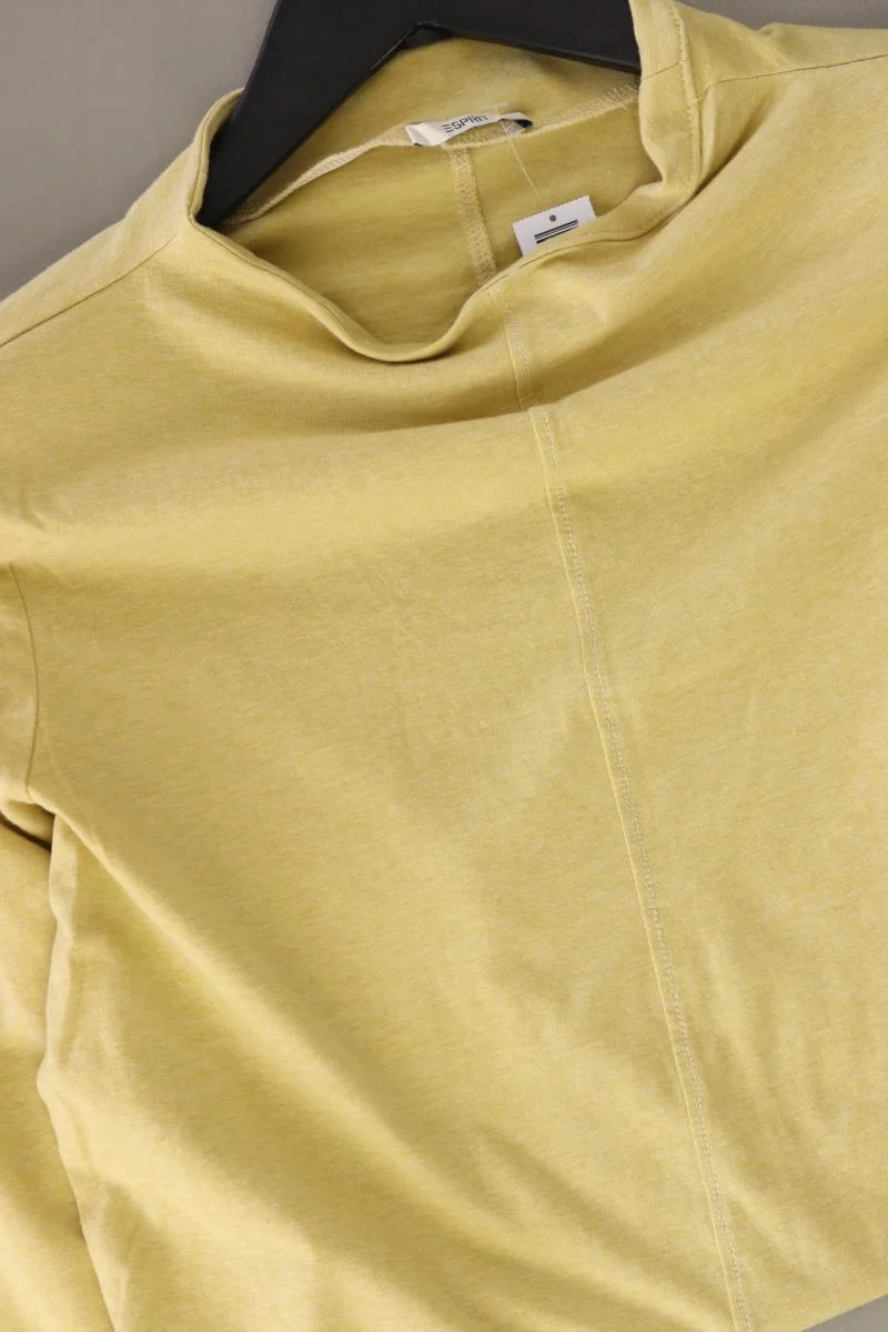 Esprit Longsleeve-Shirt Gr. M Langarm gelb aus Baumwolle