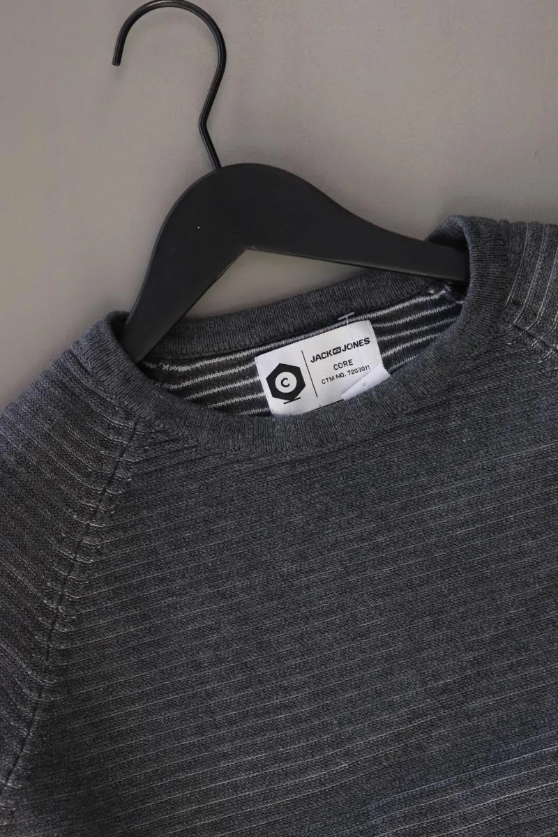 Jack & Jones Feinstrickpullover für Herren Gr. L grau aus Baumwolle