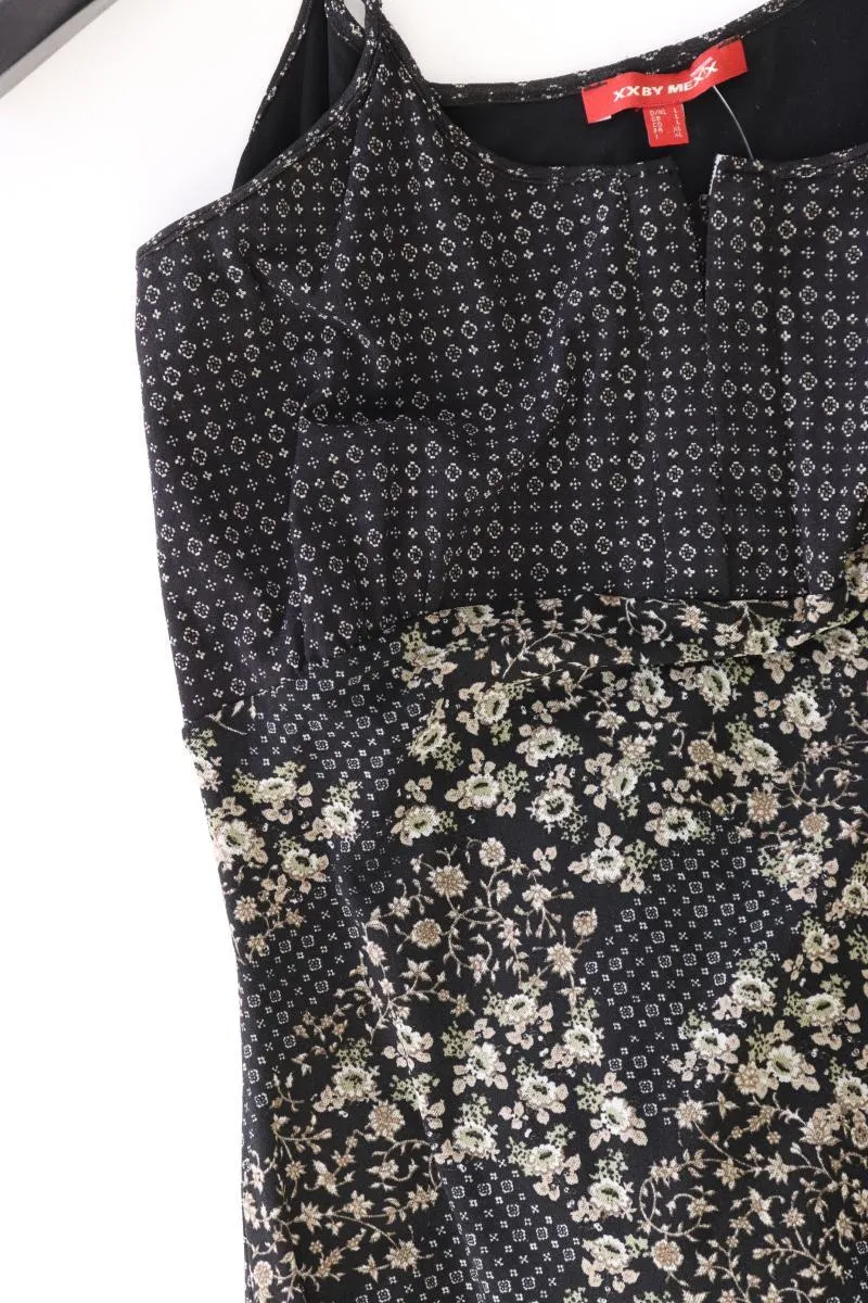 Mexx Trägerkleid Gr. L Vintage grau aus Polyester