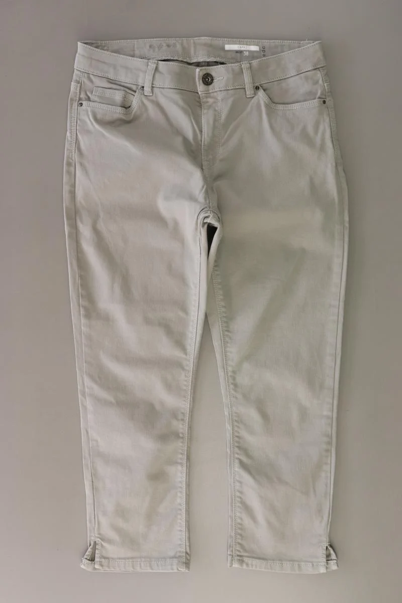 edc by Esprit 7/8 Hose Gr. 38 grau aus Baumwolle