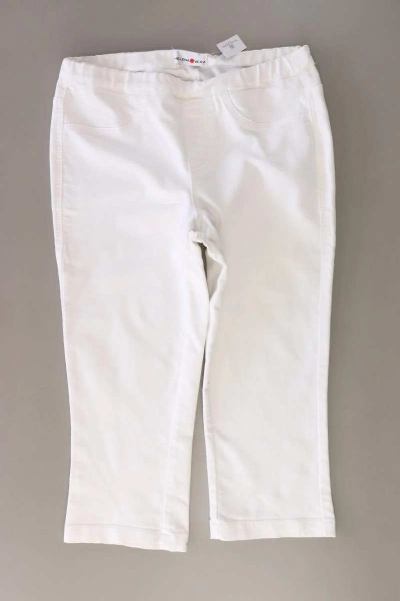 Helena Vera 7/8 Hose Gr. Kurzgröße 19 weiß aus Baumwolle