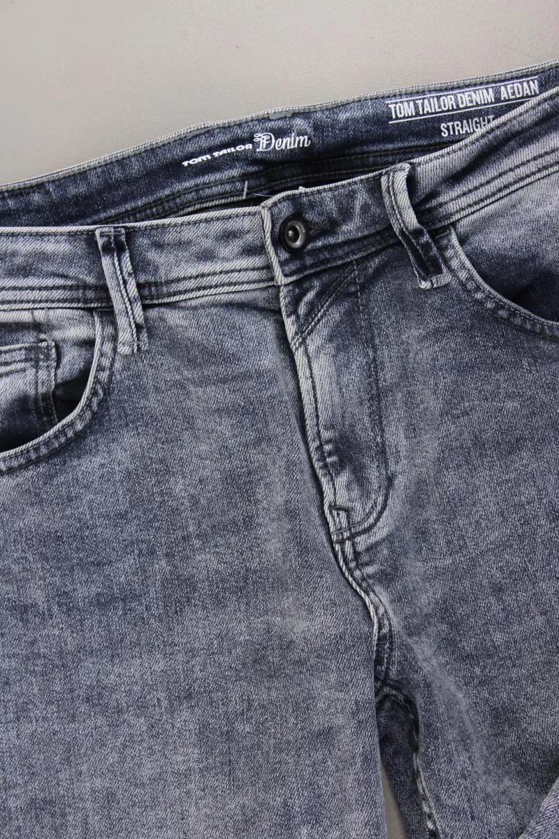 Tom Tailor (Denim) Straight Jeans für Herren Gr. W32/L36 grau aus Baumwolle