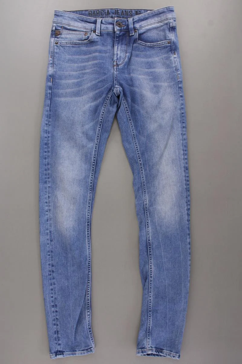 Garcia Jeans Skinny Jeans für Herren Gr. XS Modell Fermo blau aus Baumwolle