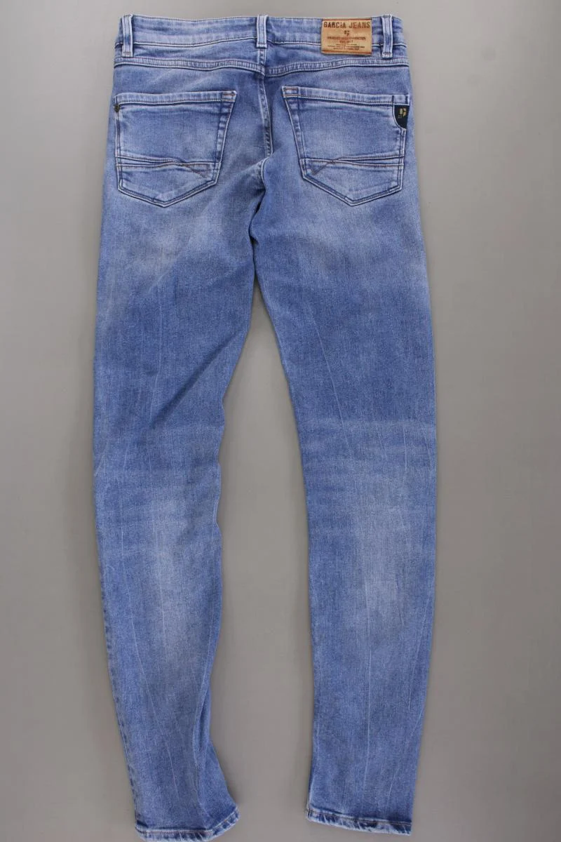 Garcia Jeans Skinny Jeans für Herren Gr. XS Modell Fermo blau aus Baumwolle