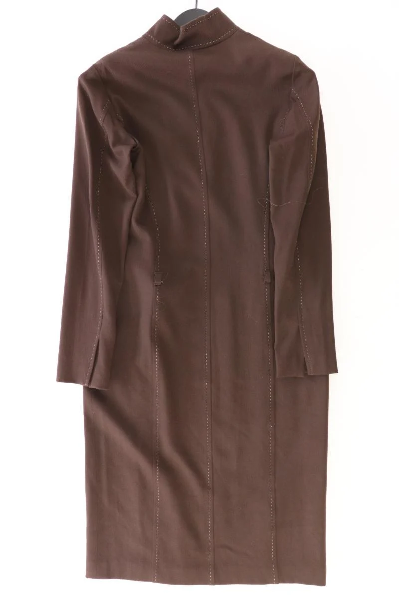 Daniel Hechter Wollkleid Gr. 38 Langarm braun aus Schurwolle