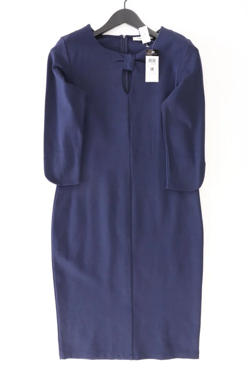 Betty Barclay Etuikleid Gr. 38 neu mit Etikett 3/4 Ärmel blau aus Baumwolle
