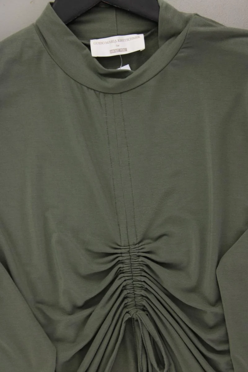 GuidoMaria Kretschmer AboutYou Cropped Shirt Gr. 52 Langarm olivgrün