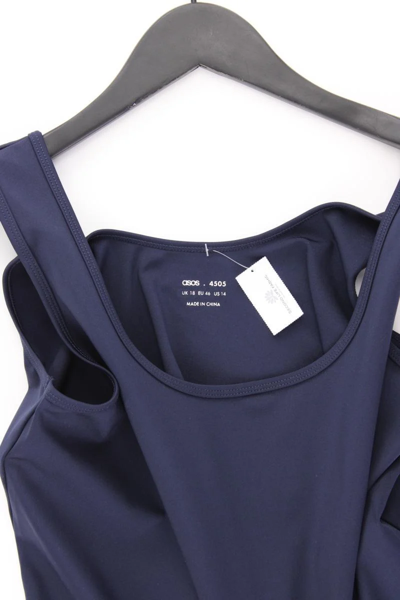 Asos Crop Top Gr. 46 neuwertig blau aus Polyester